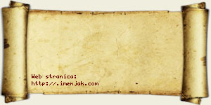 Una Ćirilov vizit kartica